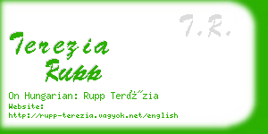 terezia rupp business card